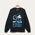D X Junk Food Football Collection Merch Detroit Lions Mickey Sweatshirt Detroit Lions Merch - Merchluma