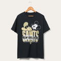 D X Junk Food Football Collection Merch New Orleans Saints Mickey Kick Back Shirt Saints Merch - Merchluma