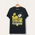 D X Junk Food Football Collection Merch Pittsburgh Steelers Mickey Kick Back T-Shirt Fan Merch - Merchluma