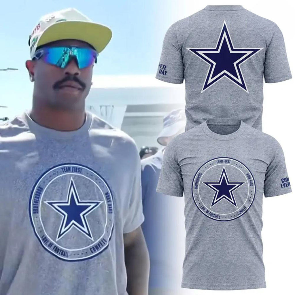 Dallas Cowboys Team First Star T-Shirt 2026 Game Day Tee Dallas Football Merch Gift For Fans - Merchluma