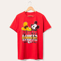 D X Junk Food Football Collection Merch Kansas City Chiefs Mickey Kick Back Shirt Chiefs Merch - Merchluma