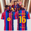 FCB X Rodri Shirt FC Barcelona Merch 2026 Best Gift For Football Lover - Merchluma