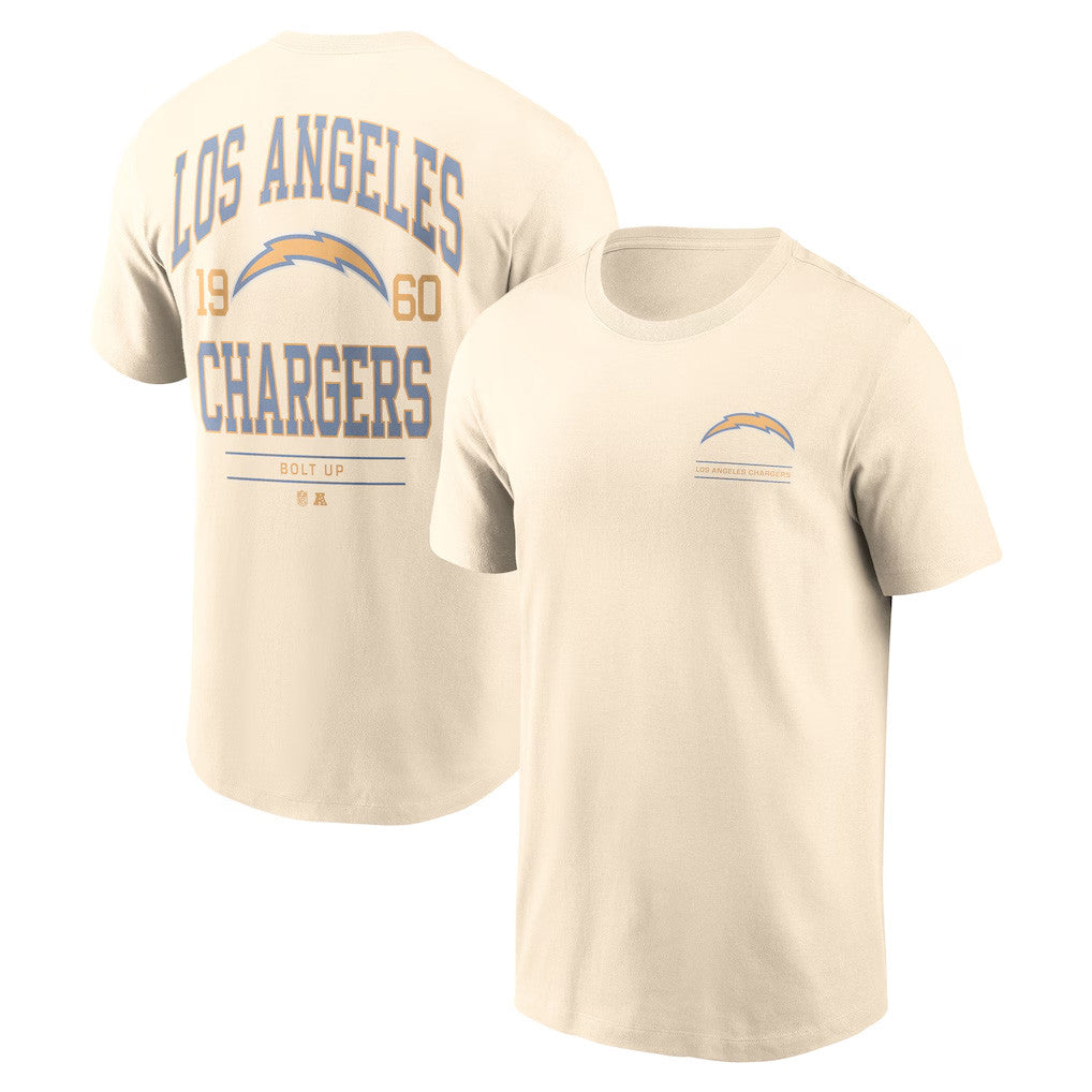 Los Angeles Chargers Merch 2026 LA Chargers Bolt Up T-Shirt Game Day Gift For Football Lover - Merchluma
