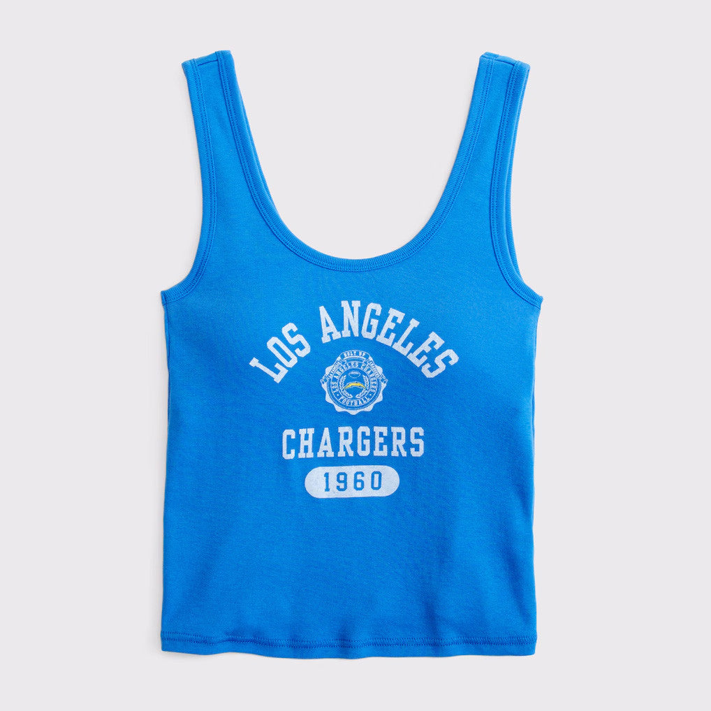 Los Angeles Chargers Merch 2026 LA Chargers 1960 Tank Top Football Fan Gifts For Her - Merchluma