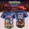 Personalized Arizona Cardinals X Pokemon GO Game Day Pikachu Baseball Jersey Cardinals Merch - Merchluma