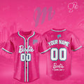 Personalized Diablos Rojos Del Mexico X Barbie Game Day All Pink Baseball Jersey 2026 Fan Merch - Merchluma