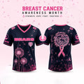 Personalized Chicago Bears Breast Cancer Awareness Dandelion Of Hope Jersey Bears Merch - Merchluma