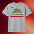 Nick Shirley Merch 2026 Califraudia Republic T-Shirt CA Flag Parody Shirt Gift Ideas - Merchluma