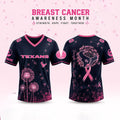 Personalized Houston Texans Breast Cancer Awareness Dandelion Of Hope Jersey Texans Merch - Merchluma