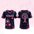 Personalized San Francisco 49ers Breast Cancer Awareness Dandelion Of Hope Jersey 49ers Merch - Merchluma
