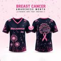 Personalized Seattle Seahawks Breast Cancer Awareness Dandelion Of Hope Jersey Seahawks Merch - Merchluma