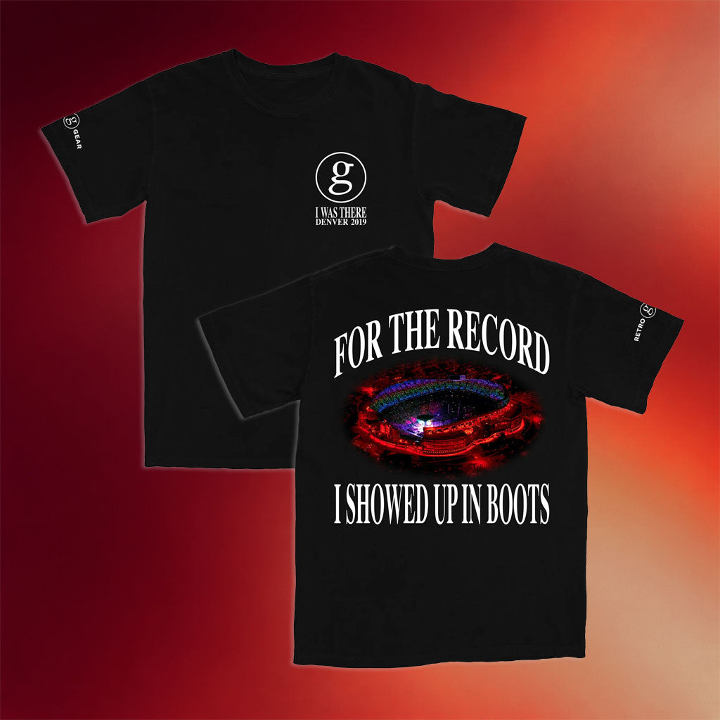 Garth Brooks Merch 2026 Denver 2019 Record T-Shirt Music Lover Gifts For Him - Merchluma