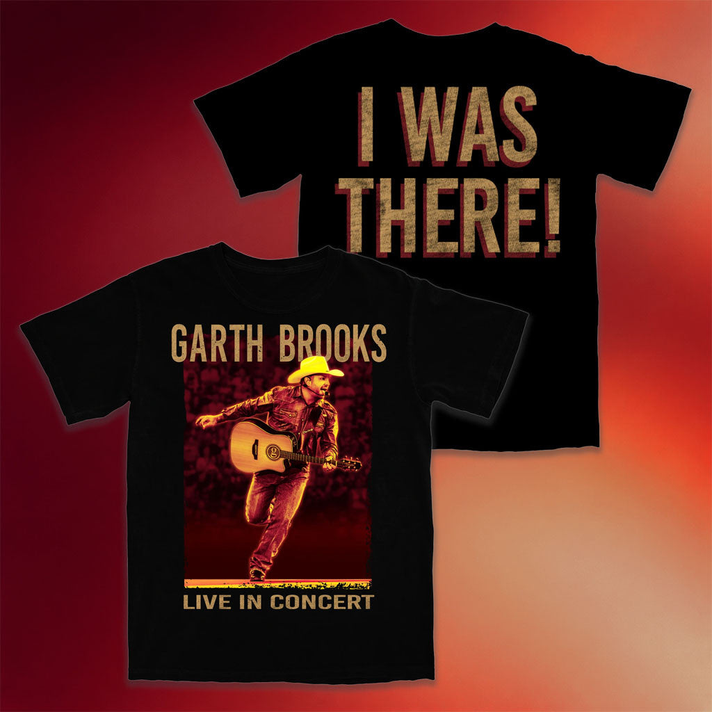 Garth Brooks Merch 2026 Running Photo T-Shirt Garth Brooks Live In Concert Shirt Fan Gifts - Merchluma