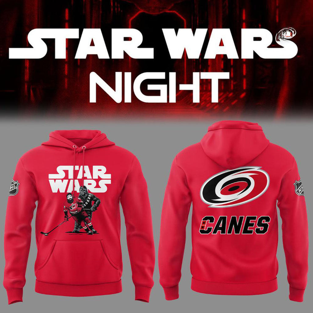 Carolina Hurricanes X Star Wars Night Hoodie Canes Merch Gifts For Hockey Lovers - Merchluma
