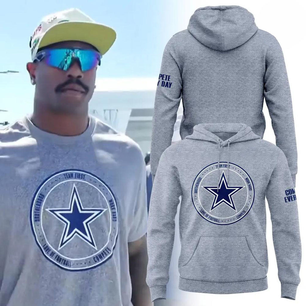 Dallas Cowboys Team First Star Hoodie 2026 Dallas Cowboys Merch Best Gifts For Football Fans - Merchluma