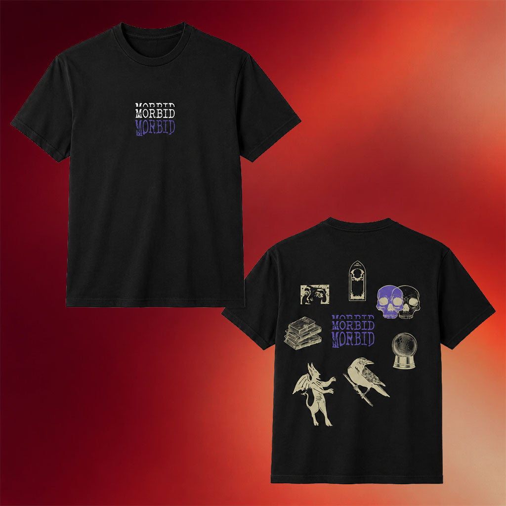 Morbid Podcast Merch 2026 Triple Morbid Stacked T-Shirt Halloween Gift For Podcast Lovers - Merchluma
