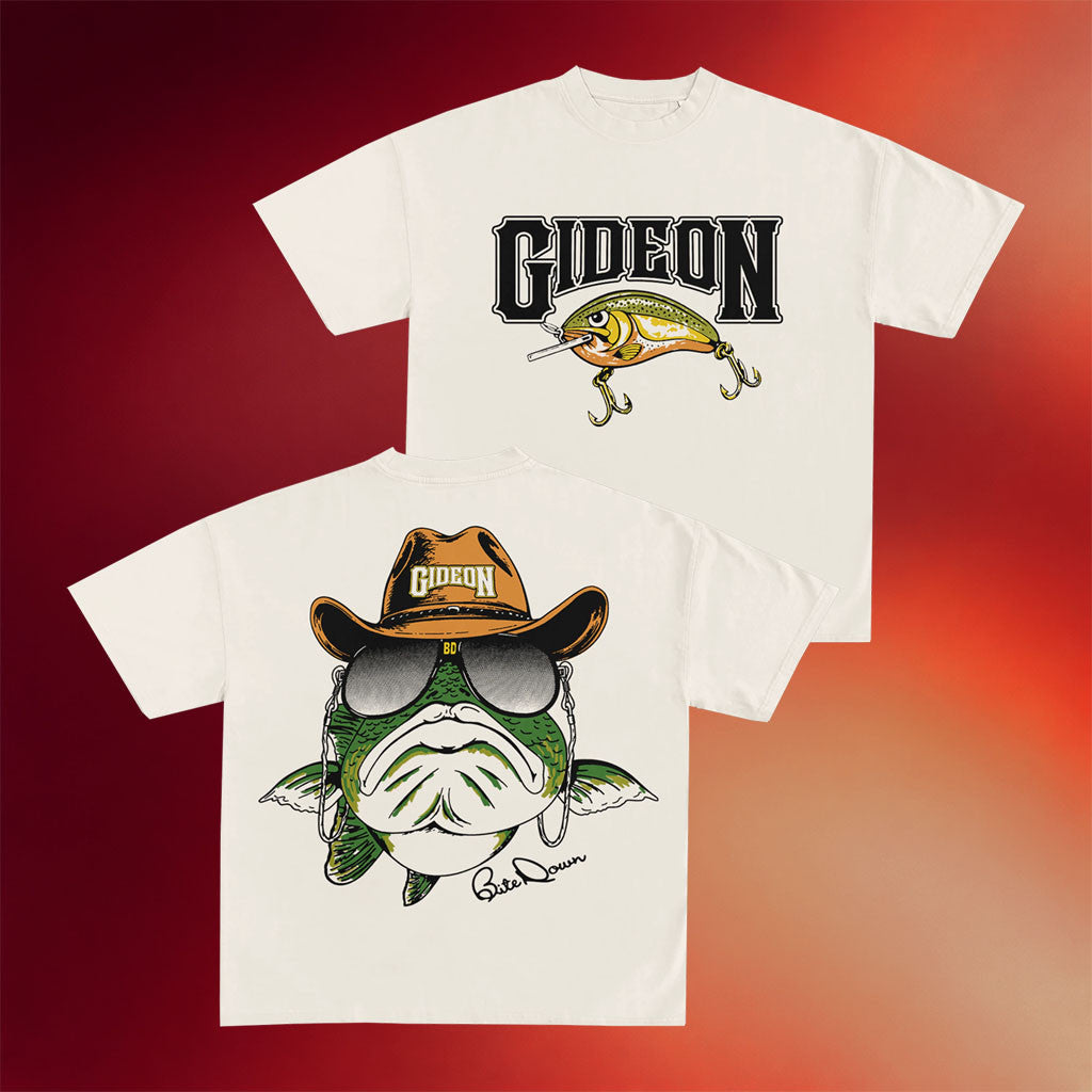 Gideon Merch 2026 Bite Down T-Shirt Fishing Lover Shirt Gift For Fathers - Merchluma