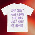 Morbid Podcast Merch 2026 Purple Dripping T-Shirt She Didn't Have A Body She Was Just Made Tee - Merchluma