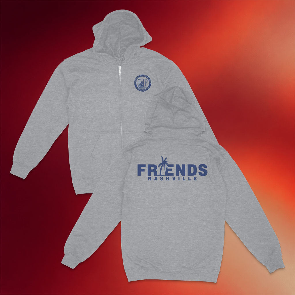 Garth Brooks Merch 2026 Friends Logo Zip Hoodie Concert Outfits Gift For Music Lovers - Merchluma