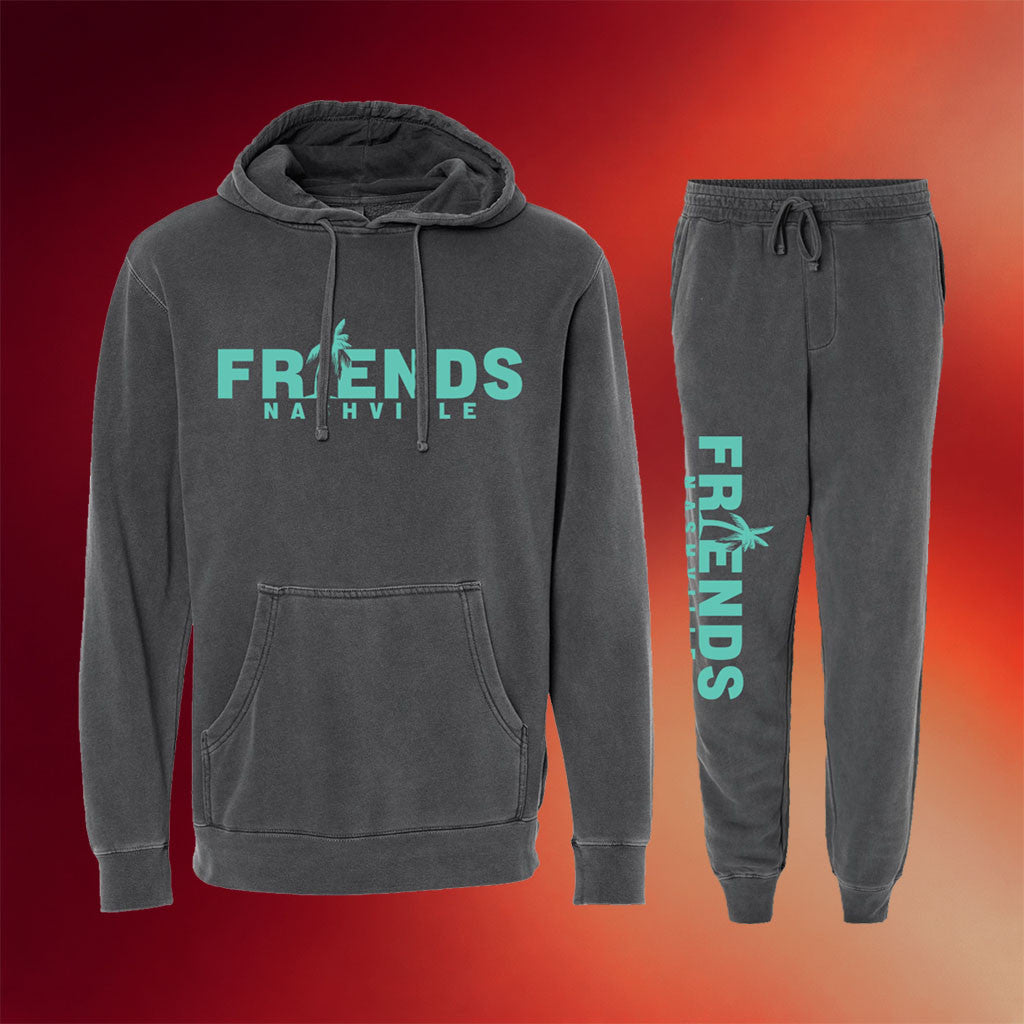 Garth Brooks Merch 2026 Friends Palm Hoodie And Sweatpants Set Gift Ideas For Country Fans - Merchluma