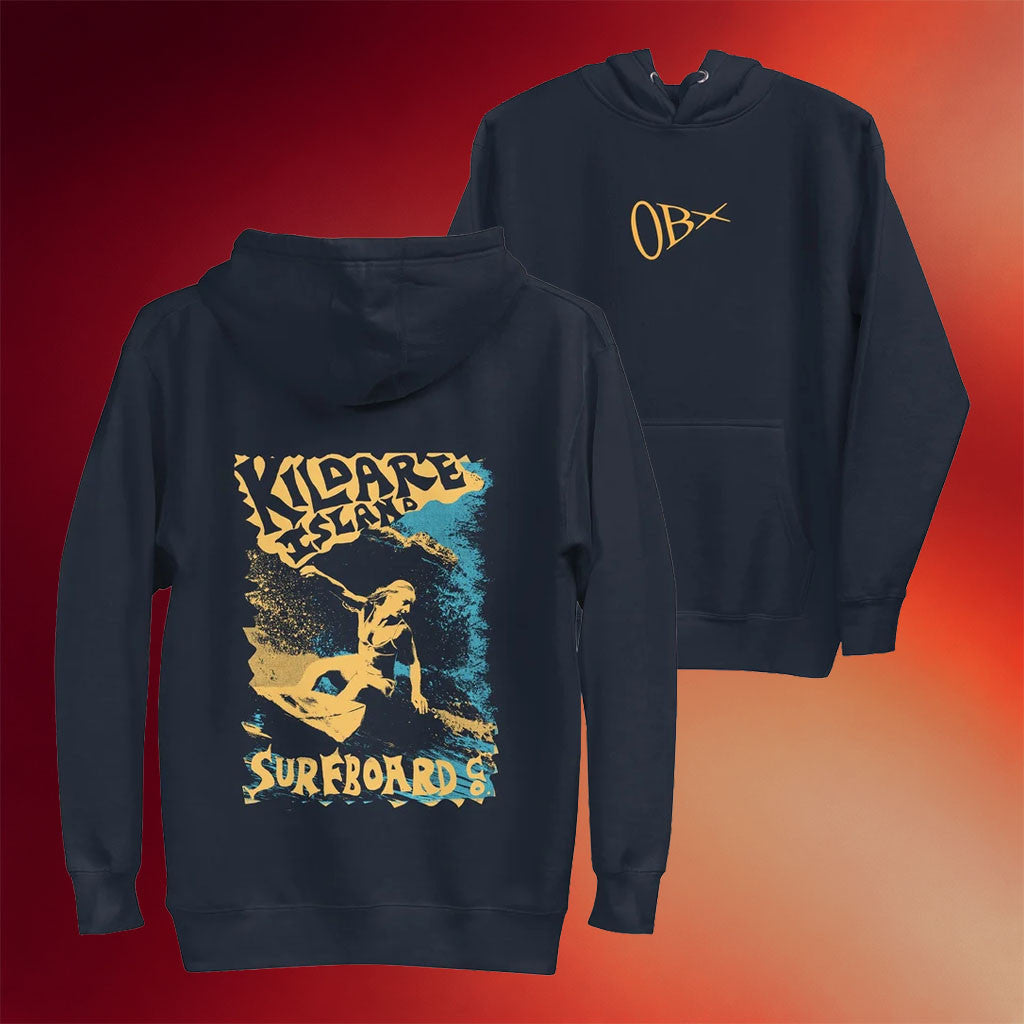 Outer Banks Merch 2026 Kildare Island Hang Ten Hoodie Surfboard Hoodie Gift For Sisters - Merchluma