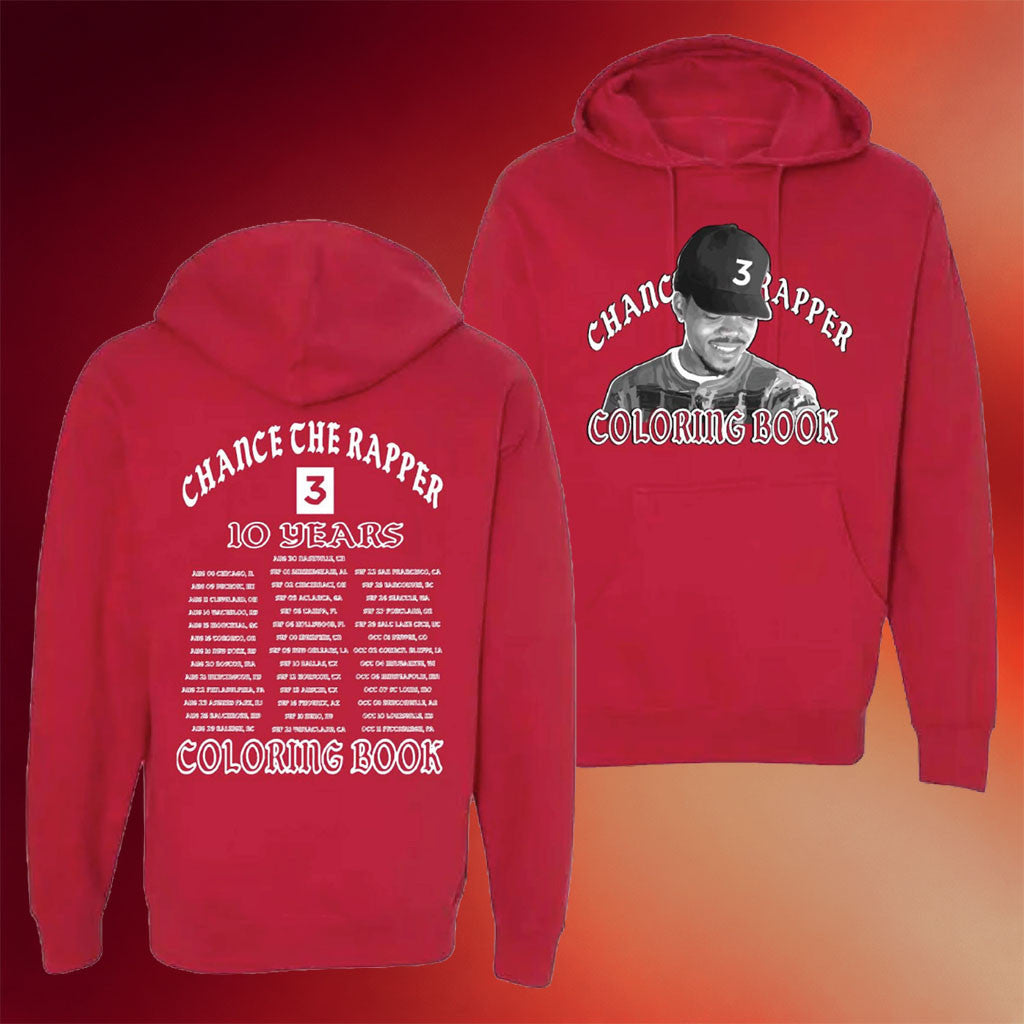 Chance The Rapper Merch 2026 CB10 Tour Hoodie Gift Ideas For Rap Lovers - Merchluma