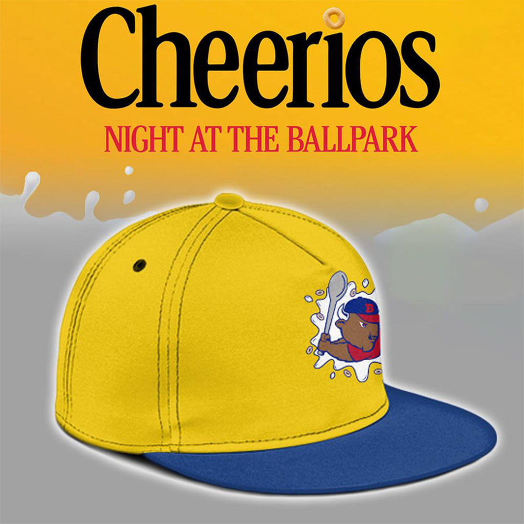 Buffalo Bisons Cheerios Night At The Ballpark Snapback Hat Buffalo Bisons Merch Fan Gifts - Merchluma