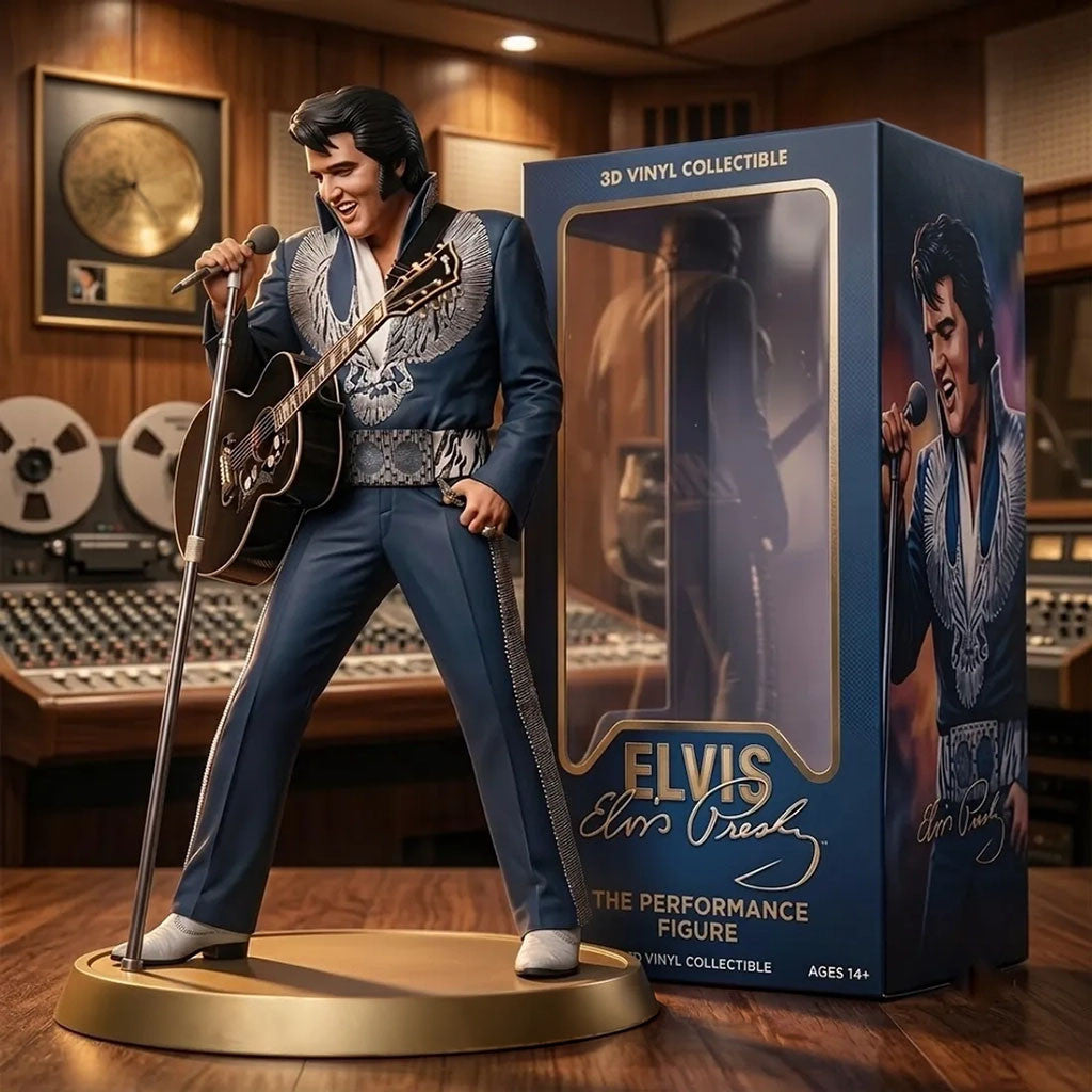 Elvis Presley Blue Jumpsuit Funko Pop Elvis Presley Merch Gift Ideas For Music Lovers - Merchluma