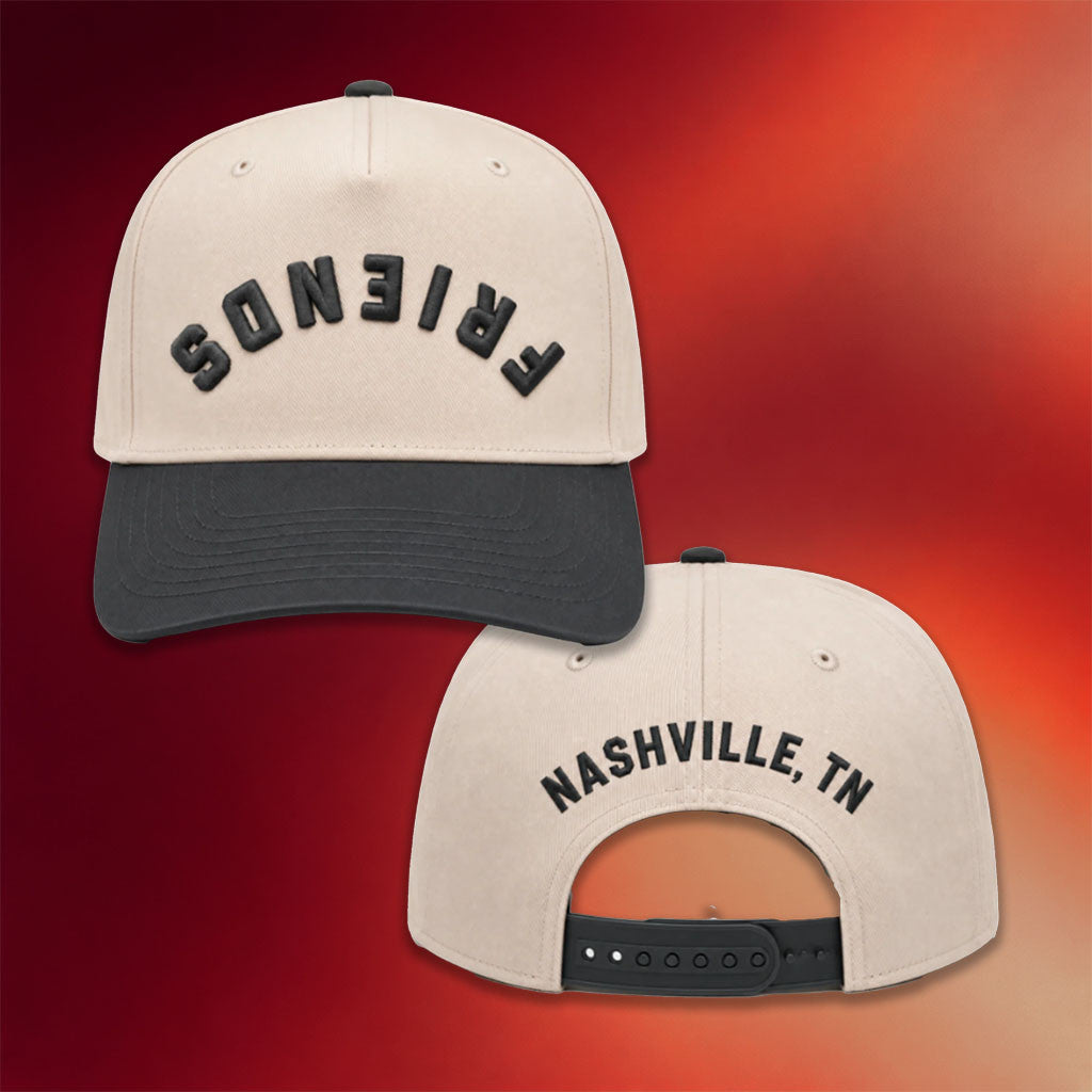 Garth Brooks Merch 2026 Friends Upside Down Two Tone Hat Embroidered Gift For Fans - Merchluma