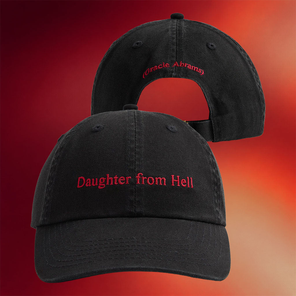 Gracie Abrams Merch 2026 Daughter From Hell Black Hat Embroidered Gift For Music Lovers - Merchluma