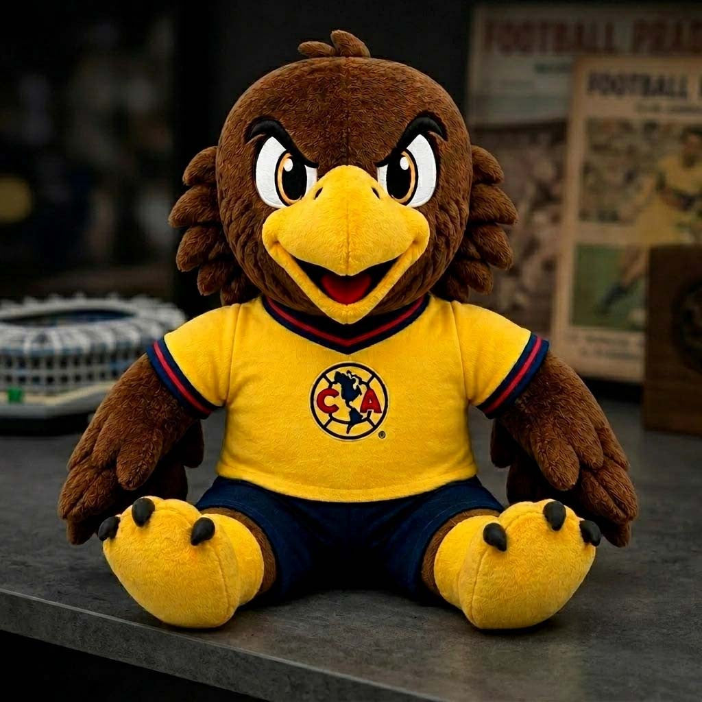 Club America Aguila Mascot Odiame Mas Plush Pillow Club America Merch Gift For Fans - Merchluma