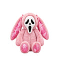 Ghost Face Bunny Plush Pink Cute Scream Horror Plush Pillow Kawaii Halloween Gifts - Merchluma