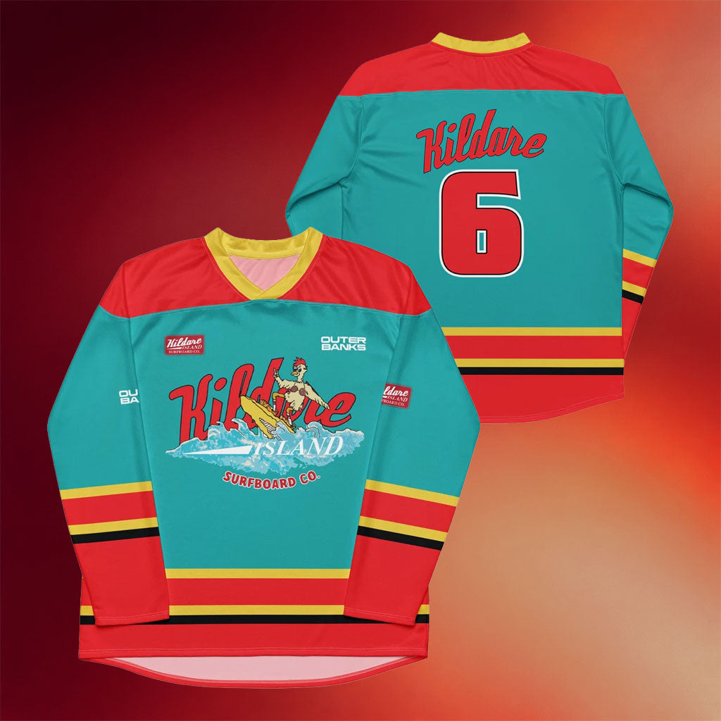 Outer Banks Merch 2026 Kildare Island Surfboard Co Hockey Jersey Unique Gifts For Husband - Merchluma
