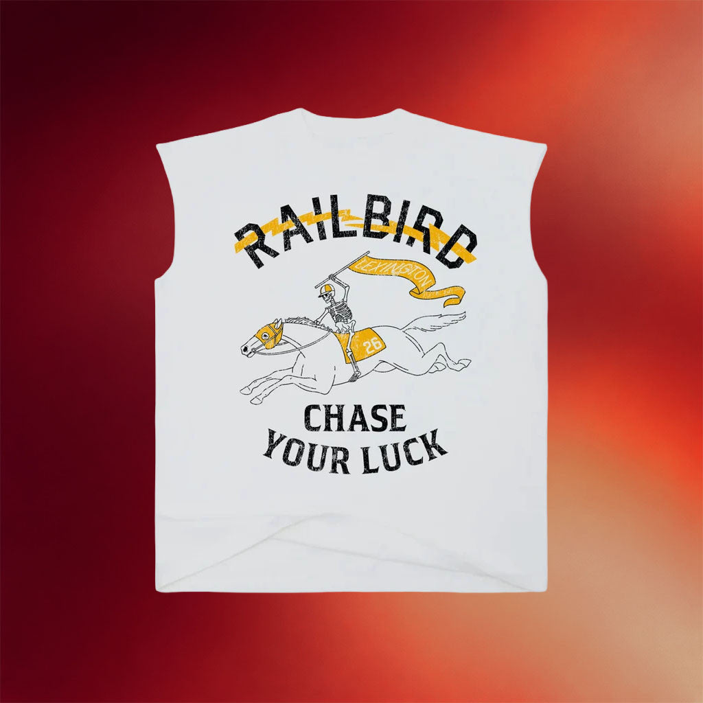 Railbird Festival Merch 2026 Racehorse Tank Top Chase Your Luck Tank Music Concert Outfits - Merchluma