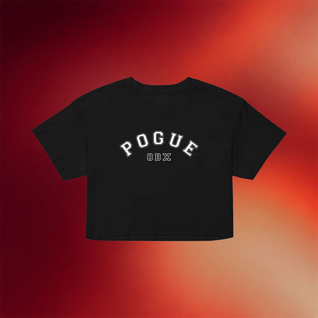 Outer Banks Merch 2026 Pogue OBX Crop Top Black Gift Ideas For Sisters - Merchluma