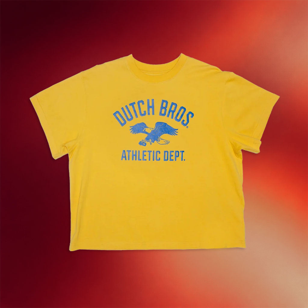 Dutch Bros Merch 2026 Golden Eagle Crop Top Best Birthday Gift For Girlfriend - Merchluma