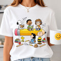 Snoopy Peanuts Cute Friends First Day Of School T-Shirt Back To School Gift Ideas - Merchluma