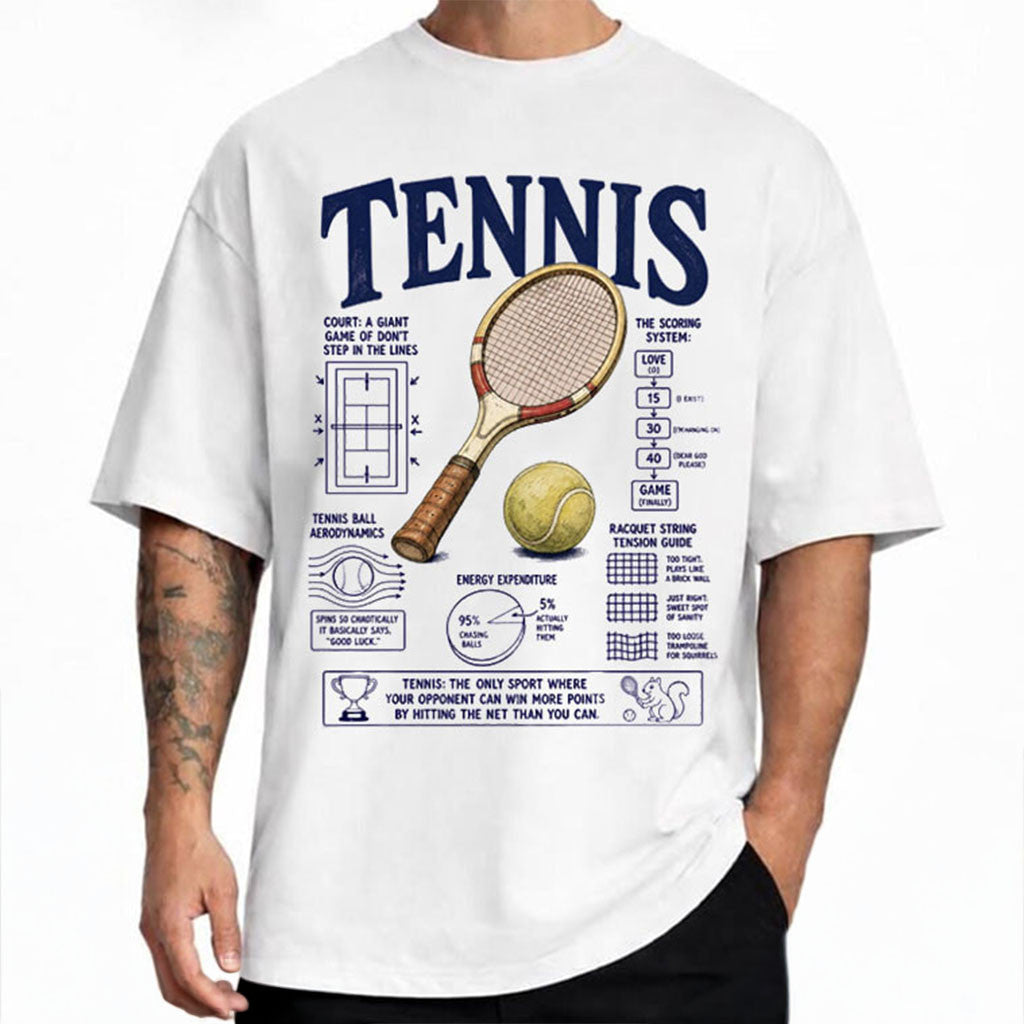 Tennis Funny Sports And Fitness T-Shirt Tennis Player Shirt Gifts For My Husband - Merchluma