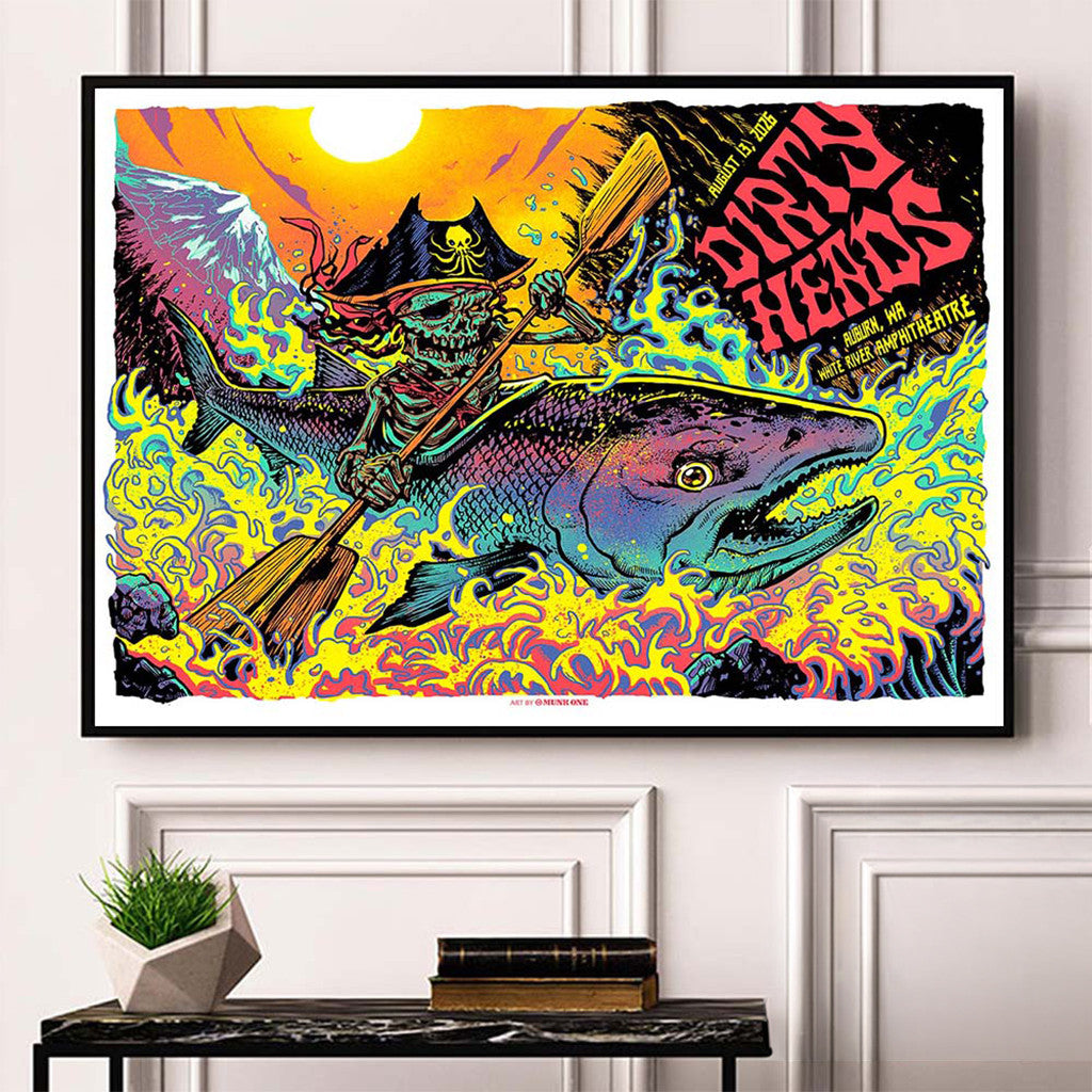 Dirty Heads Auburn WA 2026 Event Poster Dirty Heads Merch Wall Hangings For Living Room - Merchluma