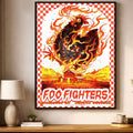 Foo Fighters Nashville TN 2026 Event Poster Foo Fighters Merch Art On Wall - Merchluma
