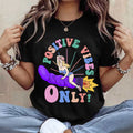 Positive Vibes Only Funny Cowgirl Breakfast of Champions Meme T-Shirt Adult Humor Gifts - Merchluma