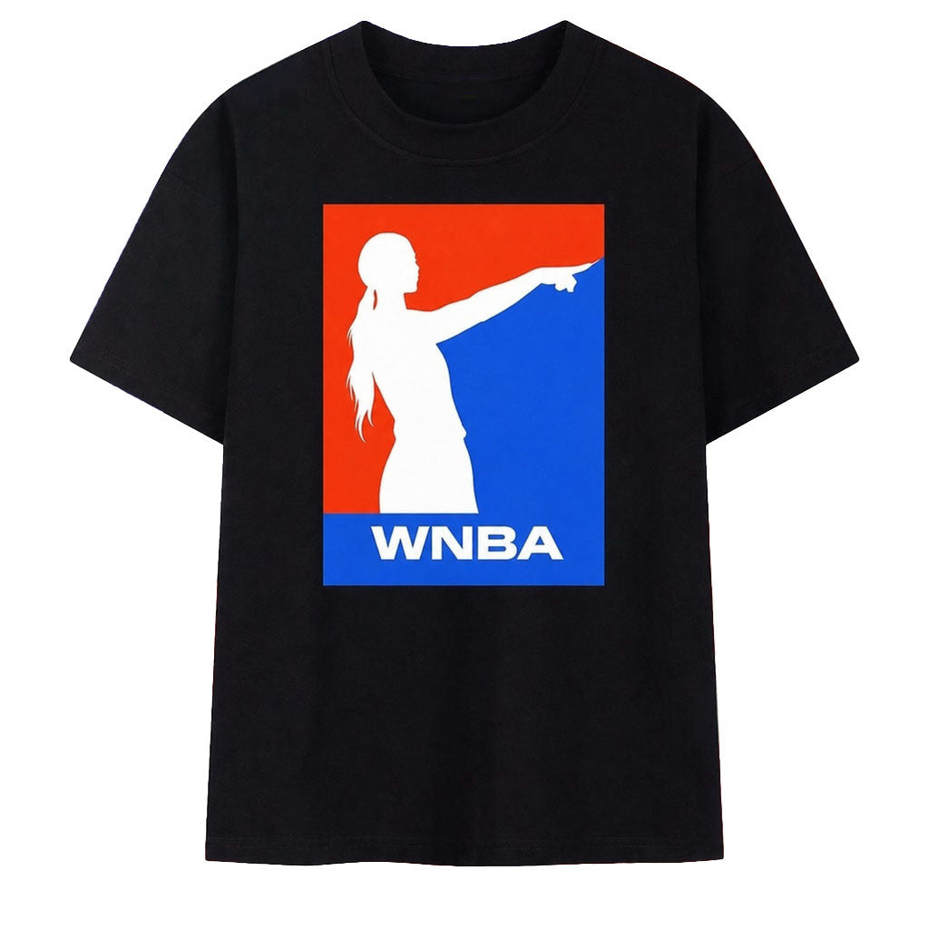 Sophie Cunningham WNBA Logo Silhouette Basketball T-Shirt Sophie Cunningham Pointing Merch - Merchluma
