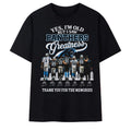 Yes I'm Old But I Saw Carolina Panthers Greatness Memories 2026 T-Shirt Panthers Merch Gifts - Merchluma