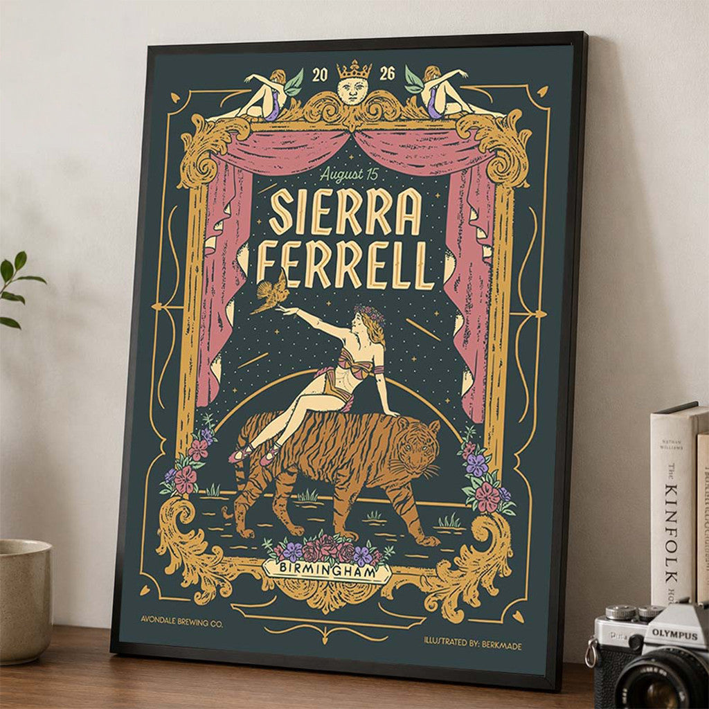 Sierra Ferrell Birmingham AL 2026 Show Poster Sierra Ferrell Merch Wall Art And Decor - Merchluma