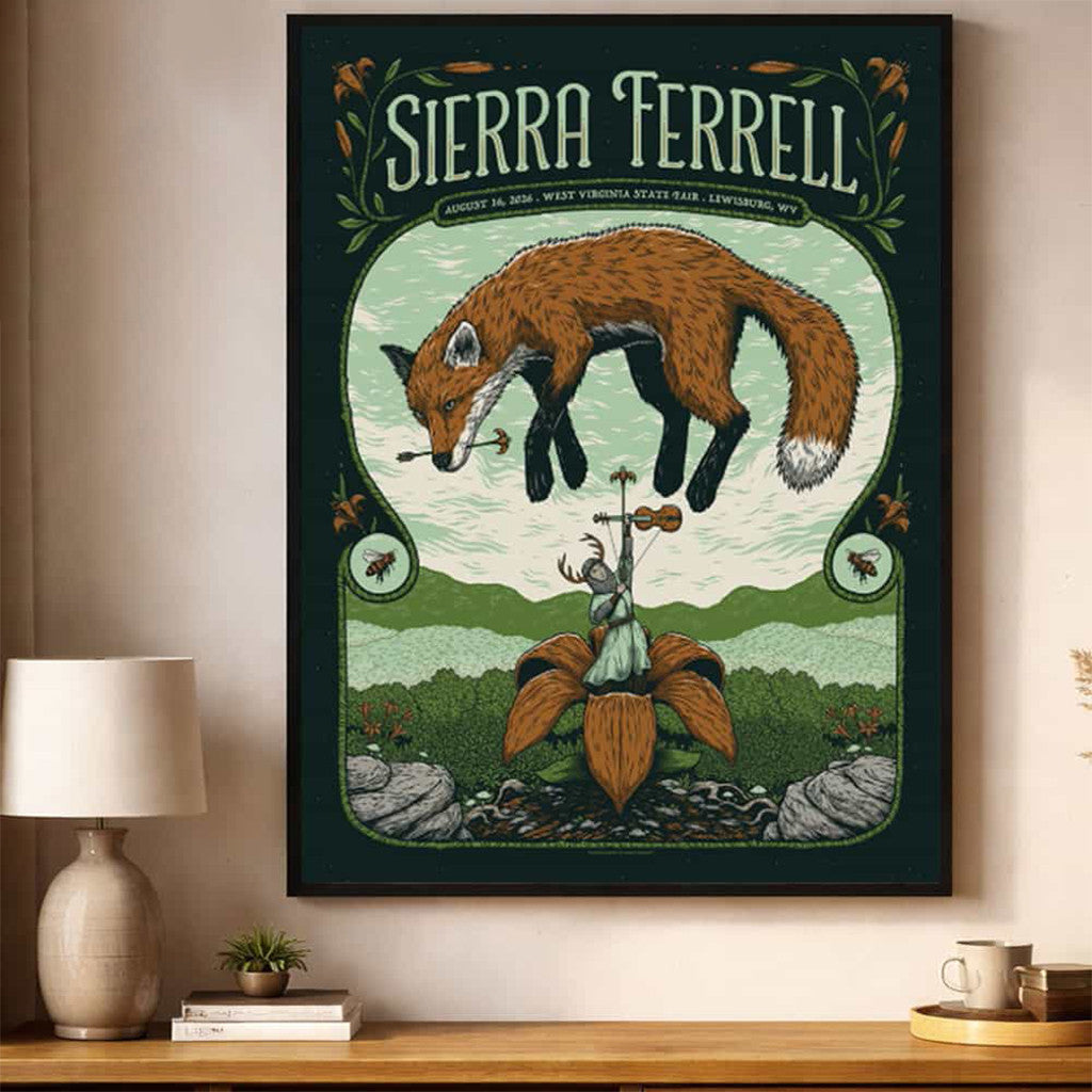 Sierra Ferrell Lewisburg 2026 Event Poster Sierra Ferrell Merch Bedroom Wall Decor - Merchluma