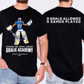 Tre White Goalie Academy 0 Goals Allowed 0 Games Played T-Shirt Funny Gift For Hockey Fans - Merchluma