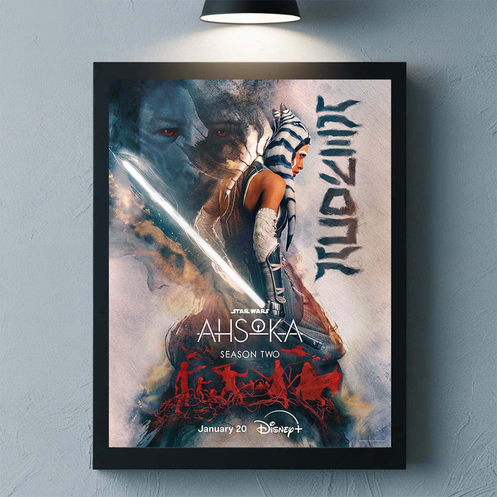 Star Wars Ahsoka Season 2 Poster Premiering January 20 Poster Star Wars Merch Wall Art And Decor - Merchluma