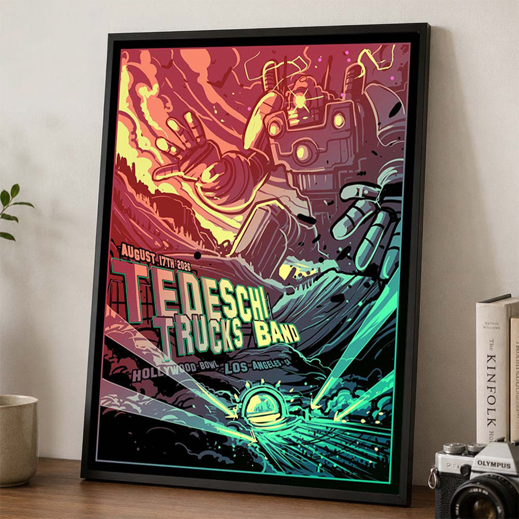 Tedeschi Trucks Band Los Angeles CA 2026 Tonight Show Poster Tedeschi Trucks Merch Decor - Merchluma