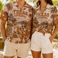 Texas Longhorns Bevo Mascot Hawaiian Shirt Hook Em Horns Longhorns Merch Gifts For Summer - Merchluma