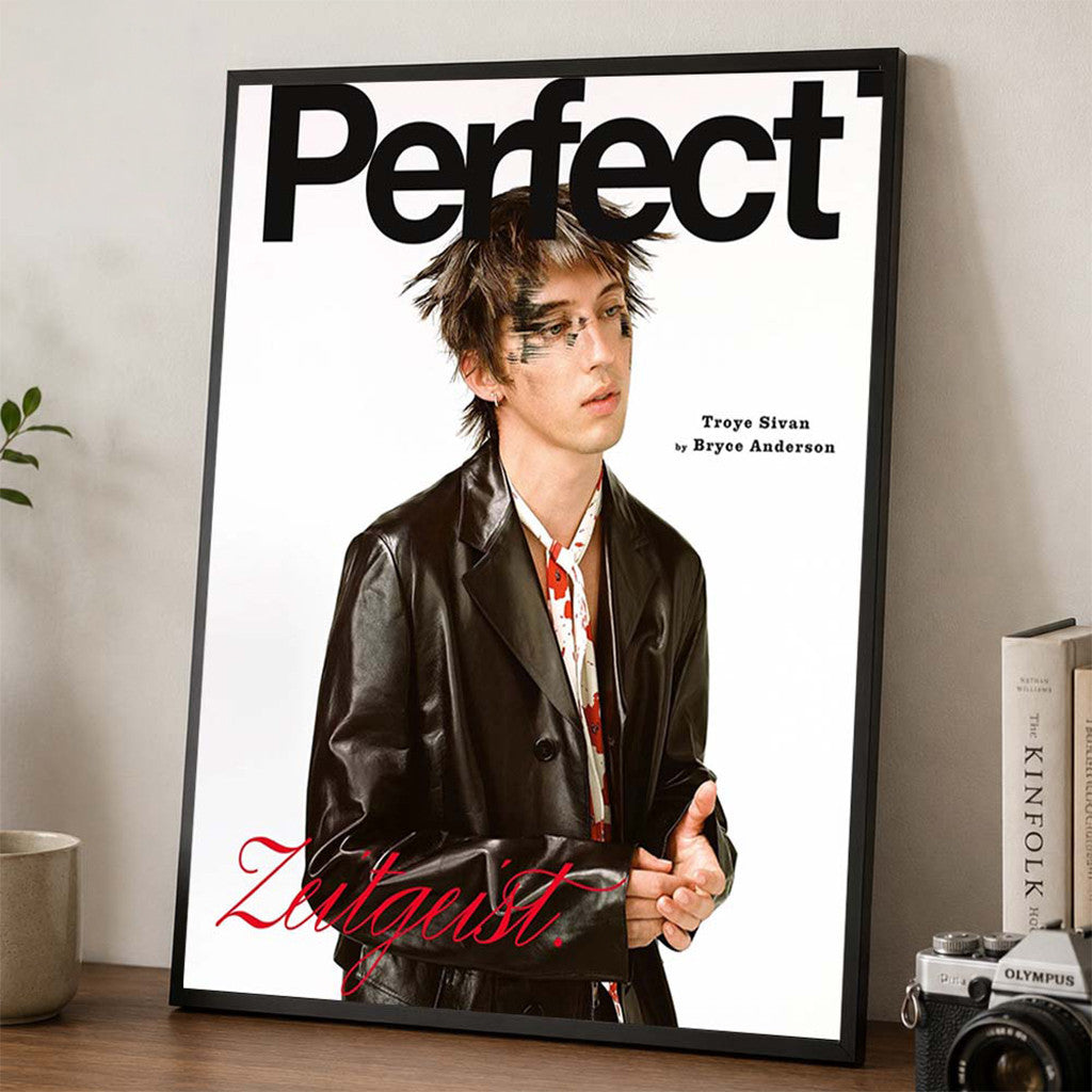 Troye Sivan Graces The Cover Of Perfect Magazine 2026 Zeitgeist Poster Troye Sivan Merch - Merchluma